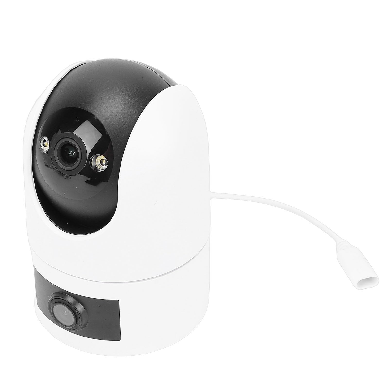 Tbest Kamera Bezpieczeństwa PTZ Podwójny Obiektyw 3MP HD 2K WiFi BT Automatyczne śledzenie 355° Panoramiczny Monitoring Detekcja Ruchu Dwukierunkowy Głos do Użytku Wewnątrz