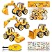 Smontare Camion Giocattoli Ruspa Giocattolo Scavatore Giocattolo DIY Veicoli Trattore Giocattolo Modellismo Camion per Maschio Bambini 3 4 5 Anni, con 5 adesivi per tatuaggi