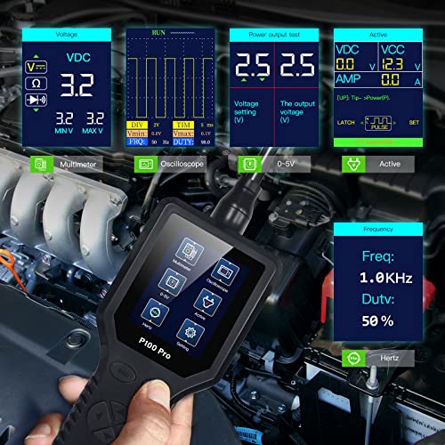 Testador de circuito de carro 9-30v P100 pro autivo 12v 24v Kit de sde circuito de alimentação Multí