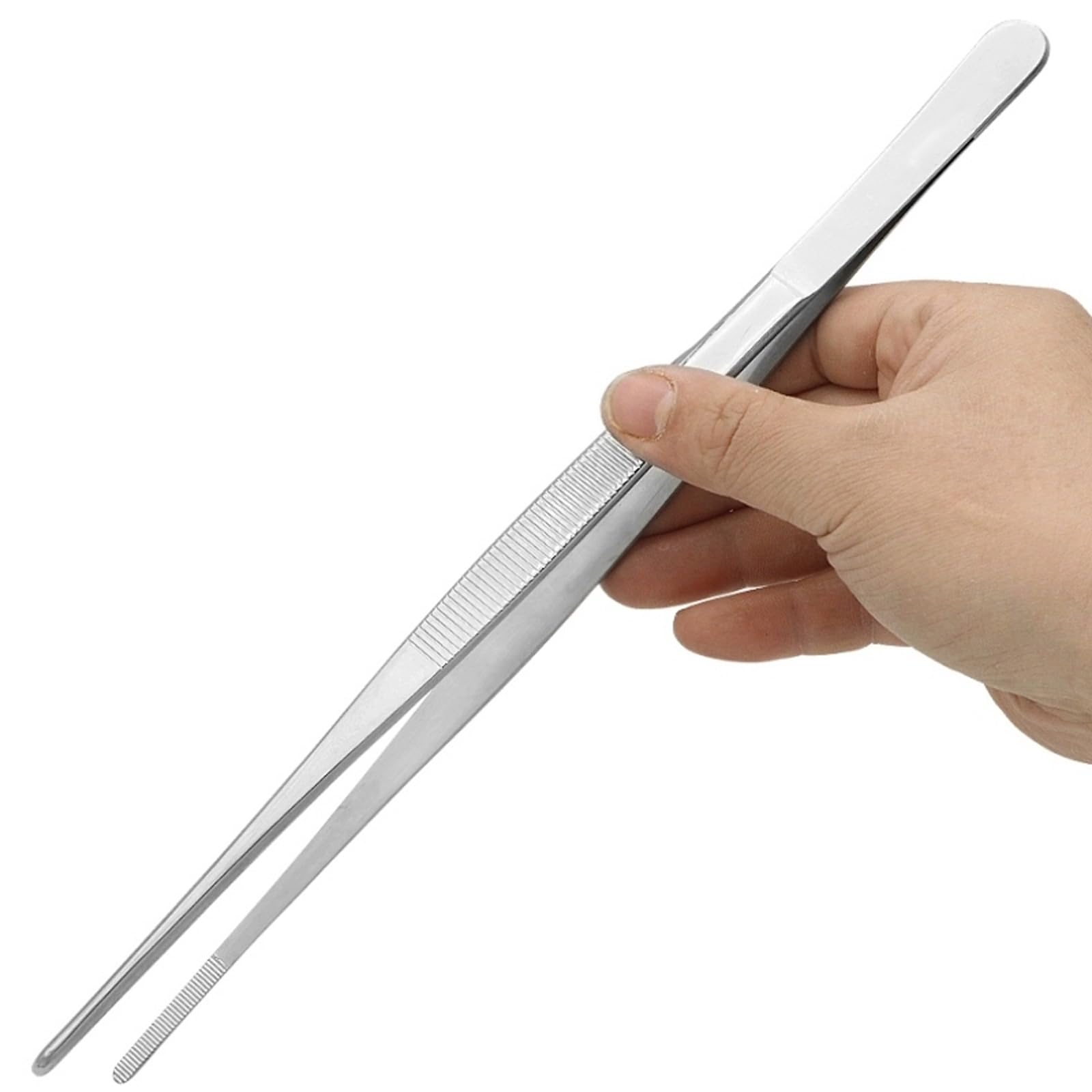 Amazon | WOMLEX ロングピンセット, ステンレス製, 30cm (直) | ピンセット