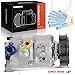 A-Premium Air Conditioner AC Compressor with Clutch Compatible with Audi A4 A4 Quattro 2005-2013, Q5 2011-2012, A5 A5 Quattro 2010-2012, A6 2012-2015, A6 Quattro 2013-2015, 1.8L 2.0L 3.2L
