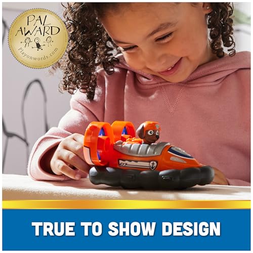 Paw Patrol, Zuma’s Hovercraft, Toy Vehicle with Collectible Action Figure, Sustainably Minded Kids Toys for Boys & Girls Ages 3 and Up by Paw Patrol - Image 3
