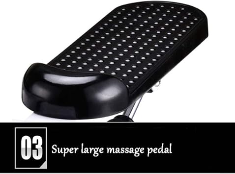 Mini Stepper Stair Stepper Portable Twist Stair Stepper Exercise Machine with Resistance Bands Durable LCD Display and Comfortable Foot Pedals 43 * 21 * 33cm