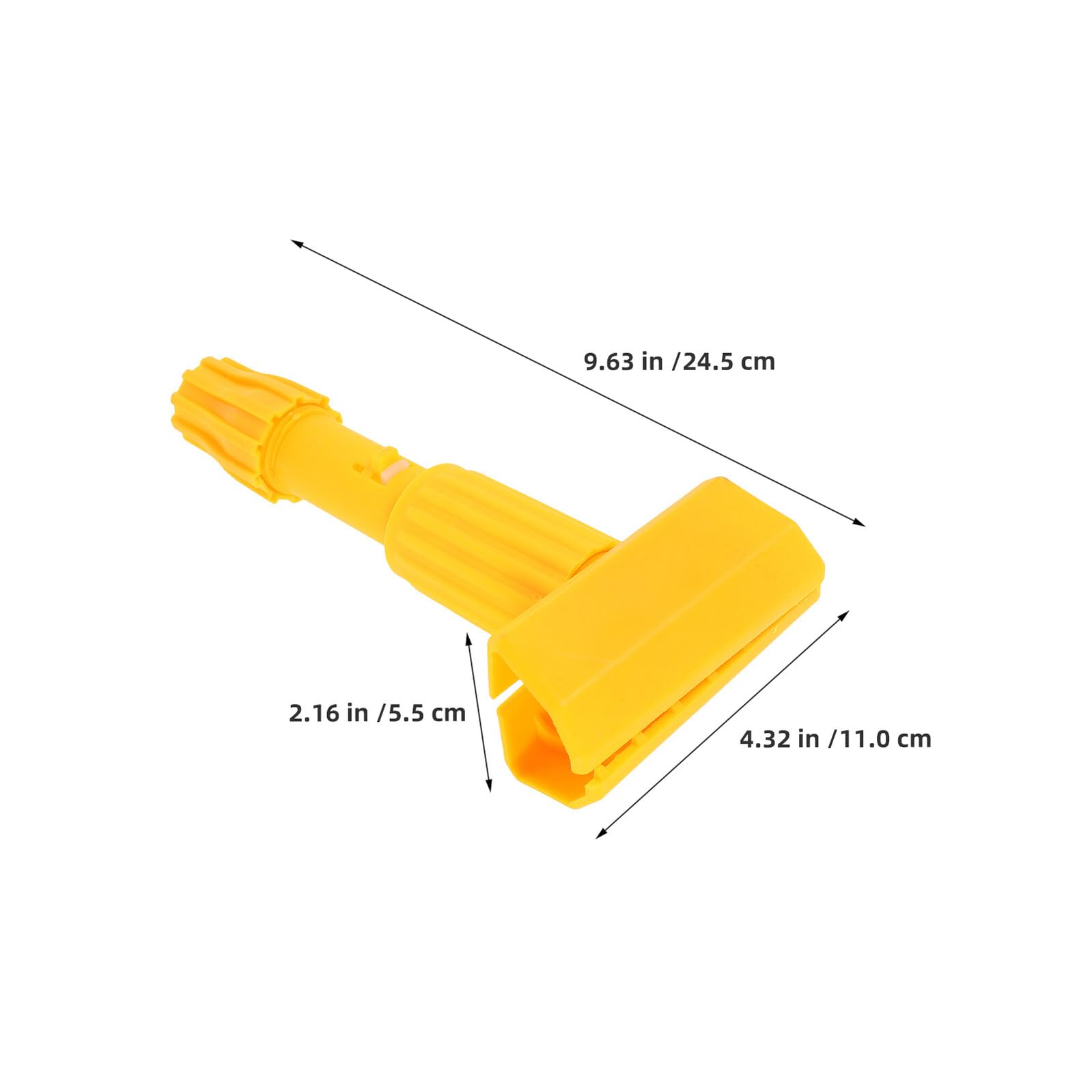 4pezzi Clip per Asta della Spugna di Clip di Ricambio per Asta della Spugna in Plastica Connettore per Testina di Pulizia del Pavimento della Dust Putter