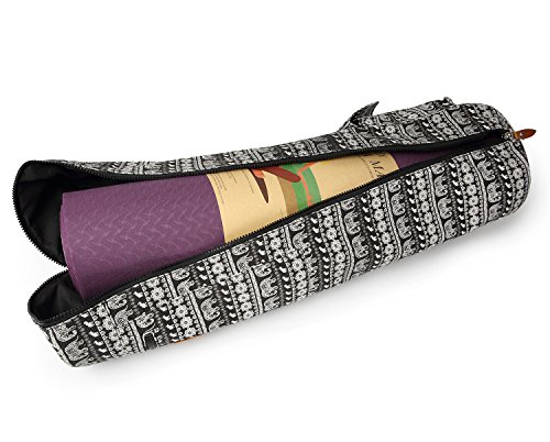 image for ELENTURE Yoga Mat Bag, Yoga Mat Carrier Full-Zip Exercise Yoga Mat Car