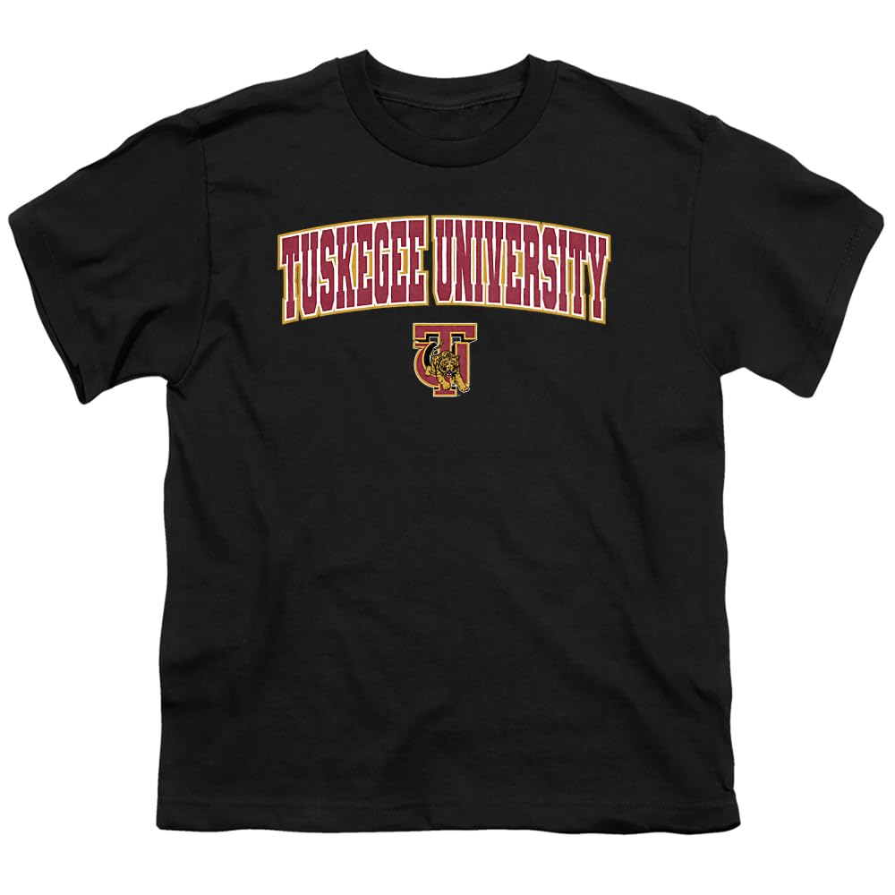 LOGOVISION Tuskegee University Arch Logo Black Kids T Shirt (2) for Toddler Boys and Girls, Black