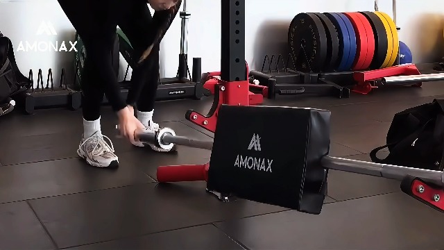 Cuscino Amonax Per Hip Thrust - Imbottitura Extra Spessa Per Bilanciere, Comfort Massimo Per Allenamenti Donna E Uomo