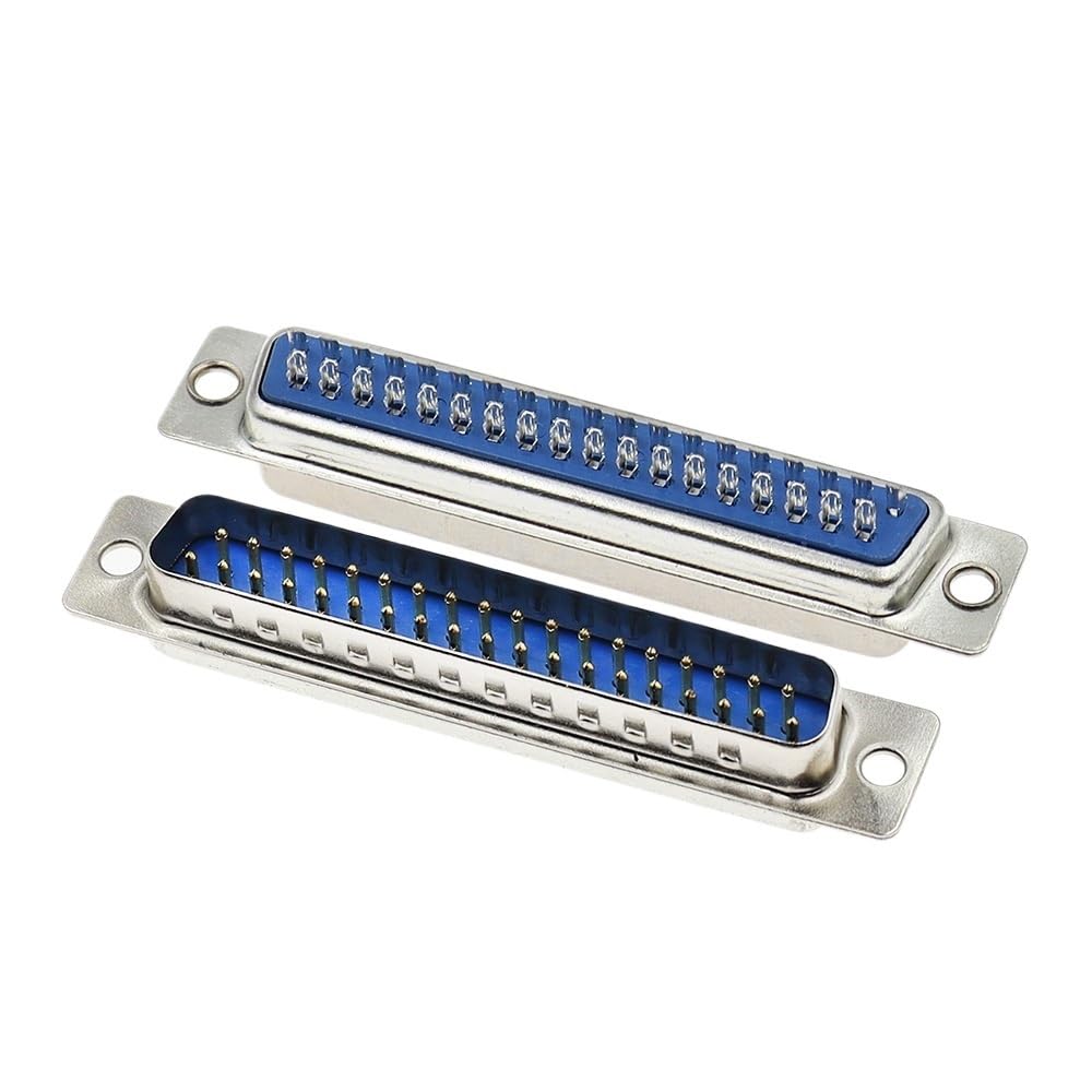 10PCS DB9 Connector core VGA Pl9pin Port Socket Female Male D Type Adapter D SUB DB15(Brown)