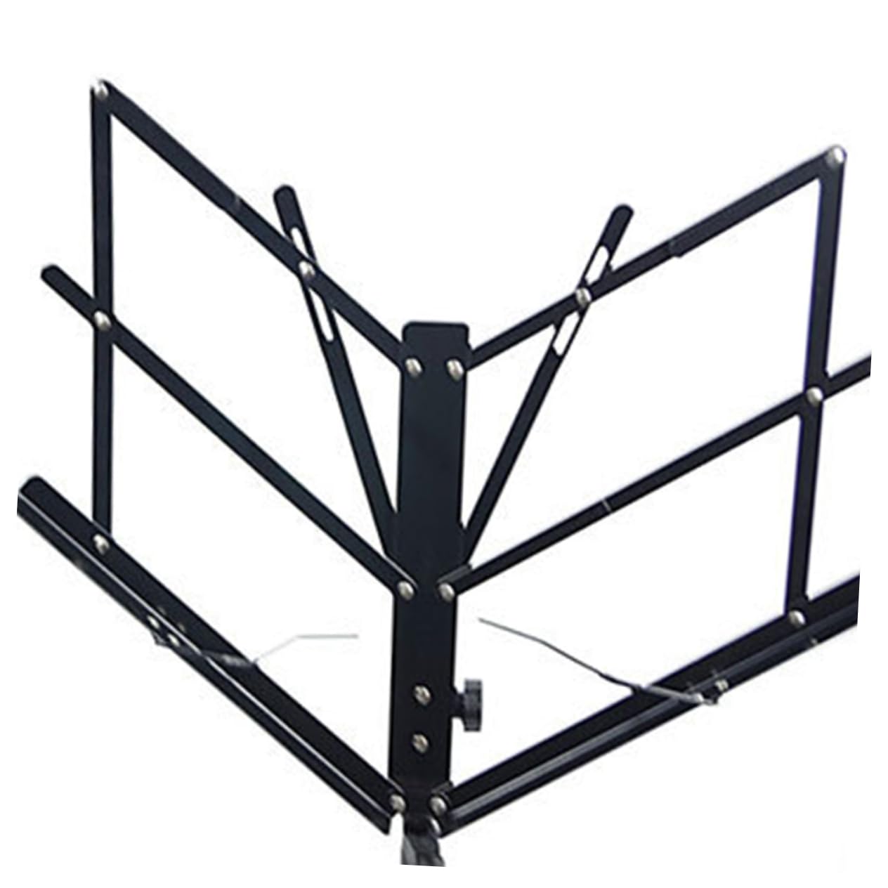 Support de Partitions Pliable pour Guitare et Violon Pupitre Métallique et Noir