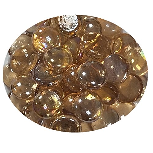 Global Outdoors 10-Pound Reflective Rose Gold 1/2" Fire Glass Beads