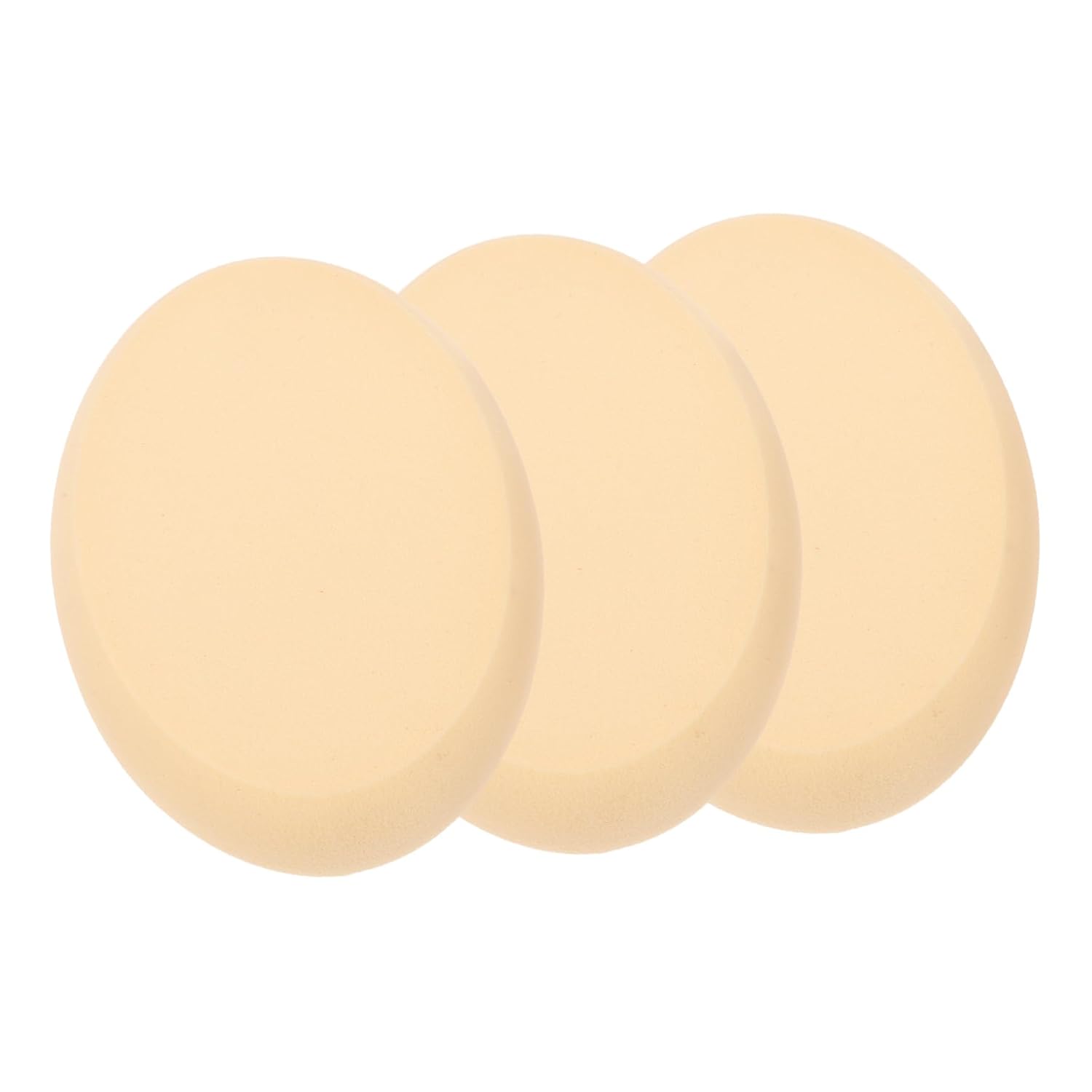 3pcs Makeup Powder Cream Oval Puff Super Soft Cosmetic Beauty Applicators for Wet and Dry Use for Foundation Cream and Concealer Reusable and Sponge