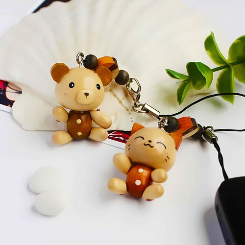 Blancho Ornament [Smile Animals-2] - Cell Phone Charm Strap/Camera Charm Strap/Handbags Charms