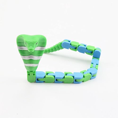 Miniatura 3 de Wacky Tracks - Juguete antiestrés con clic a presión, rompecabezas de serpiente, juguete para aliviar el estrés, ansiedad y autismo para recuerdos