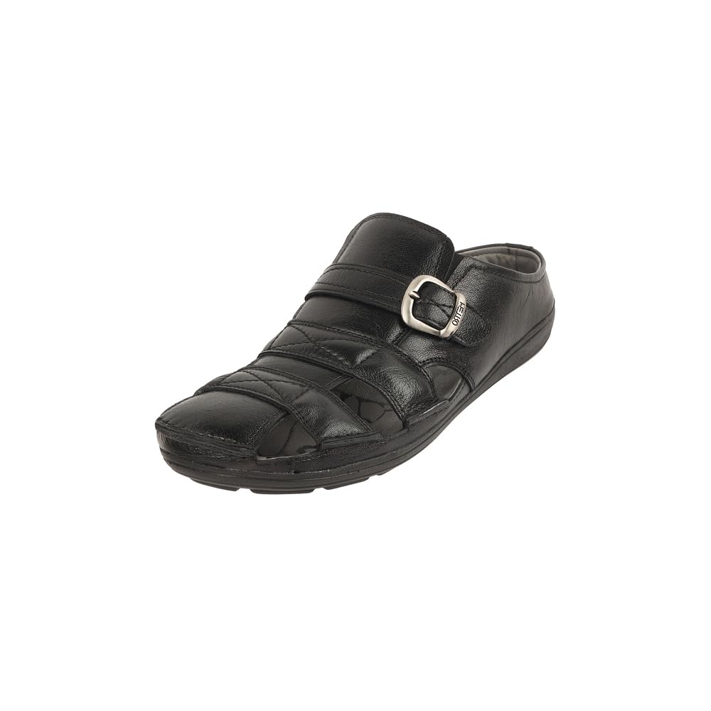 Men Faux Leather Slip-on Comfort Fisherman Sandal-image-26