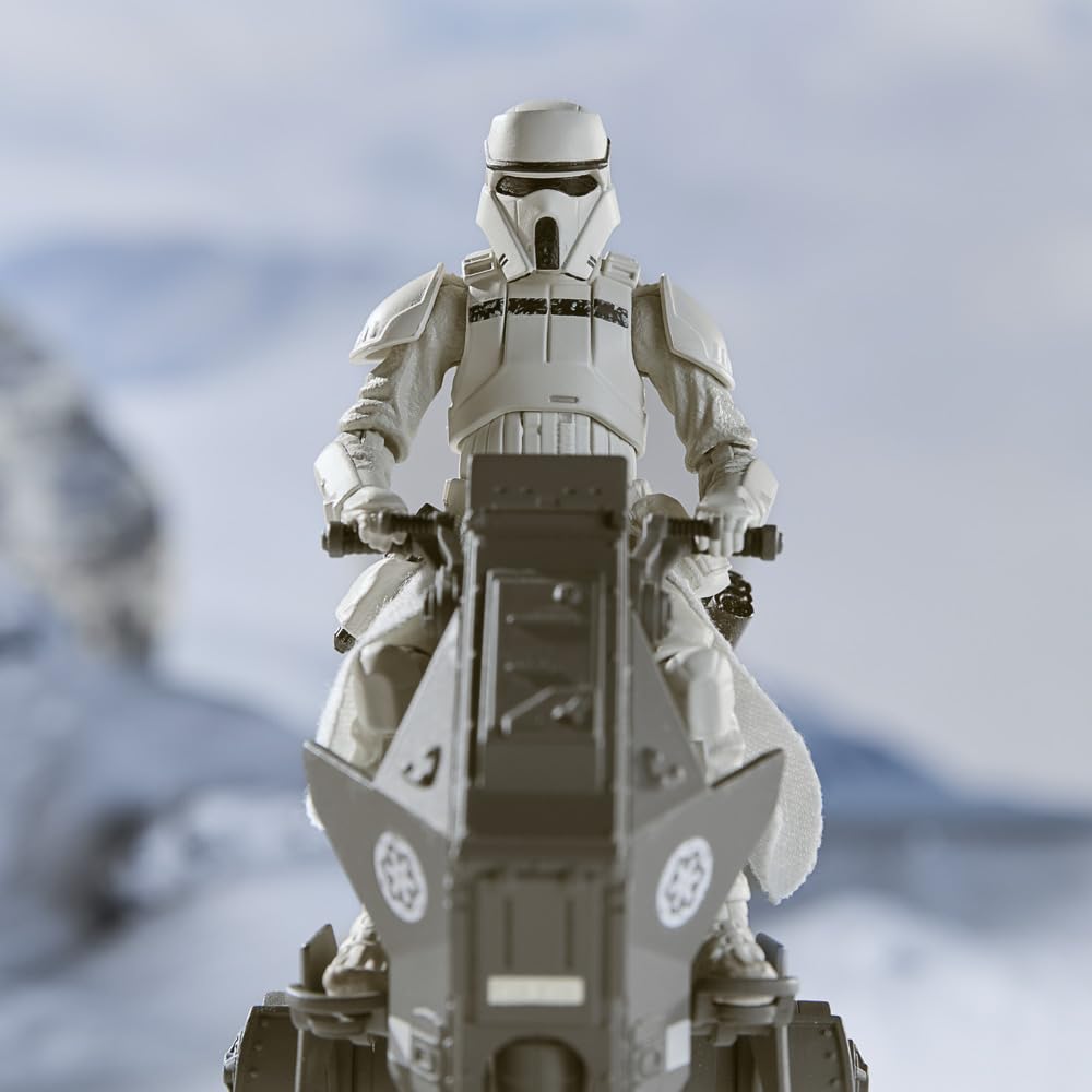 Maszyna krocząca AT-RT Resztek Imperium z serii Star Wars The Vintage Collection, wysokiej jakości model pojazdu w skali 9,5 cm z filmu "Star Wars: The Mandalorian and Grogu", zawiera figurkę