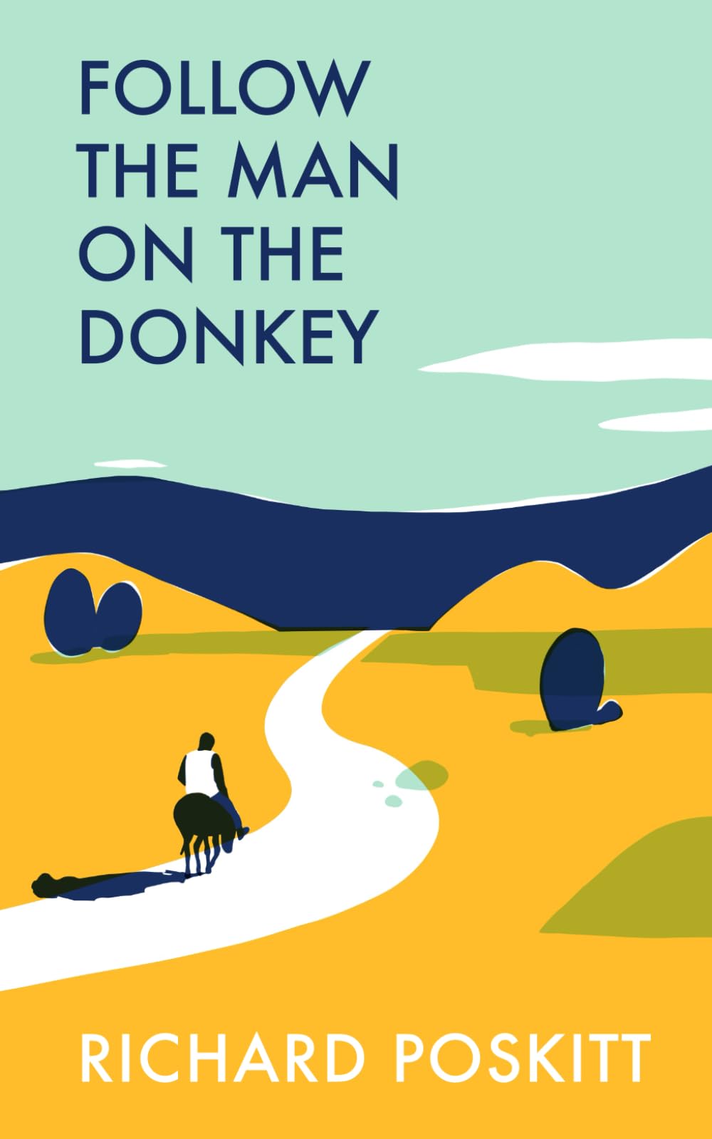 Follow the man on the Donkey