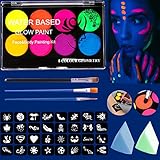 pintura neon para cara puebla Las Pintura Corporal y Facial fluorescente corporal son versátiles: las Pintura Facial fluorescente corporal se pueden usar para festivales como Halloween, o para que usted o su hijo se destaquen en fiestas de disfraces, fiestas de cumpleaños, fiestas de disfraces, fiestas temáticas, espectáculos de arte pintado o eventos deportivos.