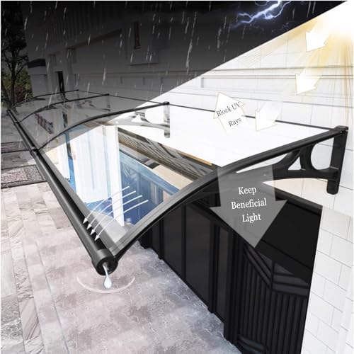 Toldo de aleación de aluminio para ventana con acabado resistente a UV 5