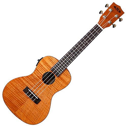 Kala KA-CEME Exotic Mahogany Concert Acoustic-Electric Ukulele - Les Beatles, Paul McCartney, John Lennon, RIngo Starr, George Harrison Kala KA-CEME Exotic Mahogany Concert Acoustic-Electric Ukulele – Image 4