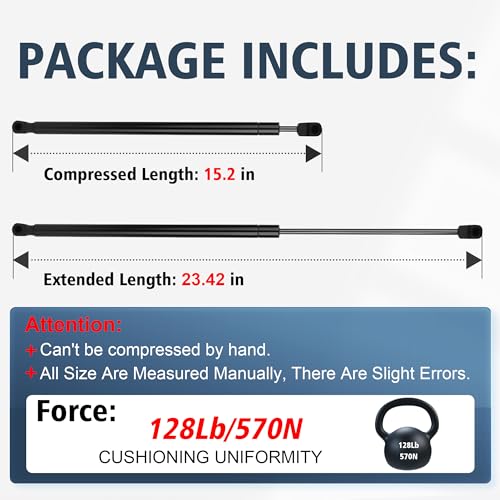 Image of 6756 Rear Liftgate Hatch Tailgate Struts Lift Support Shock for Lexus RX350