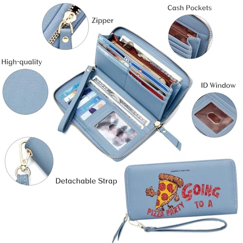 OIDERY Personalized Delicious Pizza Women's Wallet,Holiday Gift,Graduation Gift for Friend,Birthday Gift for Son Daughter from Parents Grandparent4