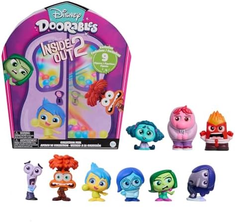 Just Play Vice-Versa Collection 2 Disney Doorables, 9 Exclusive Collectible Figures 1.5" High, Toys for Kids Ages 5 and Up