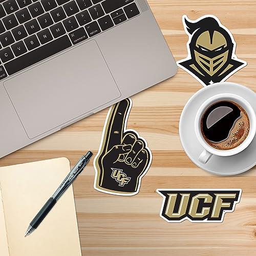 Image of University of Central Florida 9ct Vinyl Large Deluxe Stickers Variety Pack - Laptop, Water Bottle, Scrapbooking, Tablet, Skateboard, Indoor /Outdoor - Set of 9