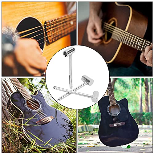 Guitar Neck Adjustment Tool, Universal Truss Rod Wrench for Maintenance(Three Sets of Silver 6.35MM+7MM+8MM) - Image 2
