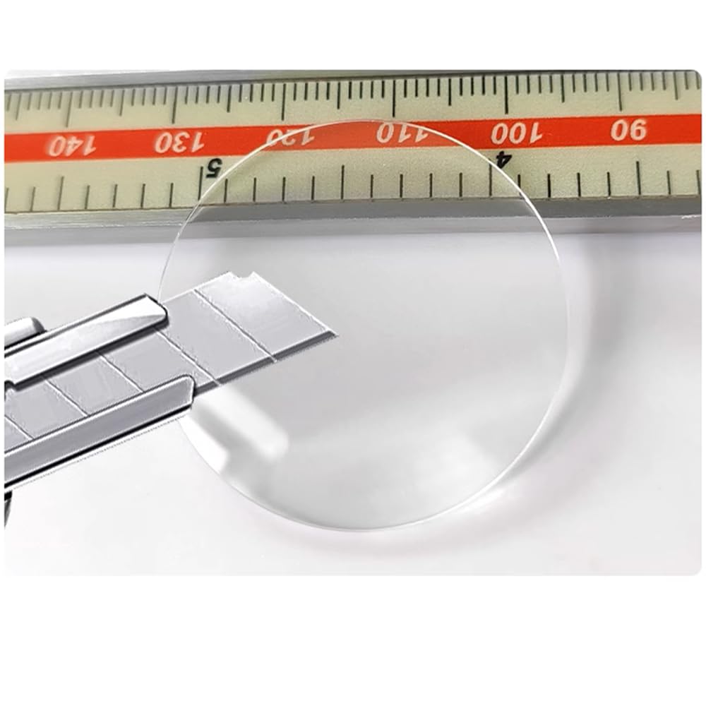Ersatz-Uhrenglas aus Saphirglas – einzelne gewölbte Spiegellinse, 30–40,5 mm, 1,5 mm dick, hohe Präzision(36.5mm)