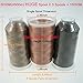 New brothreads - 40 Options- Various Assorted Color Packs of Polyester Embroidery Machine Thread Huge Spool 5000M for All Embroidery Machines -Different Browns