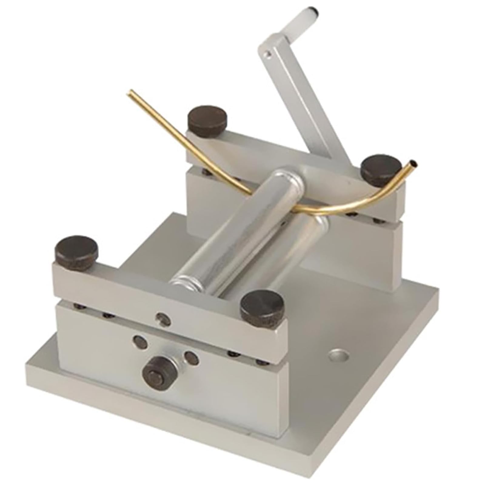 Strumento per piegatubi manuale per tubi in rame e alluminio, piegatubi professionale per curve lisce e senza pieghe in impianti idraulici e HVAC