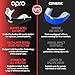 OPRO Instant Custom-Fit Mouth Guard, Dentist-Level Comfort, Protection & Fit - Moldable Mouthguard for Football, Boxing, Rugby, MMA, BJJ, UFC Mouth Piece- Includes Mouth Guard Case (Clear, Adult)