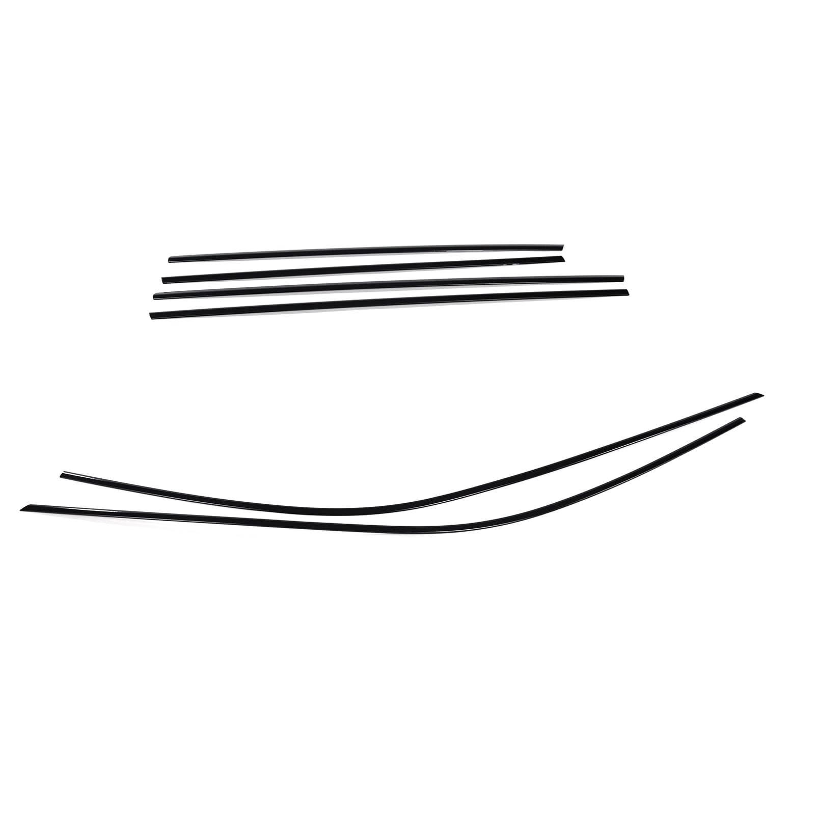 8 Fensterleisten für BMW 3er E46 1998–2005 Edelstahl