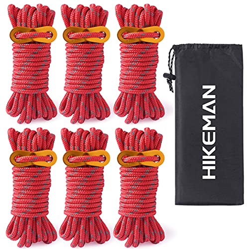 4 St.STURMLEINE Weiß A.4m ,Abspannleine, Spannleine,Zeltschnur M.Heri