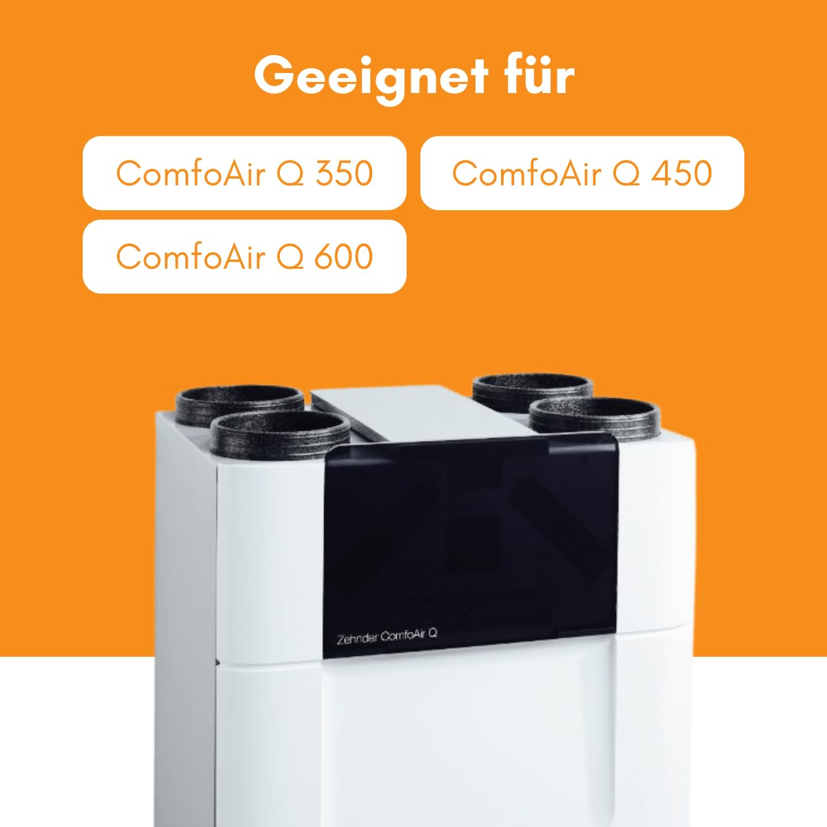 KWL 400502012 - Filtro dell'aria per Zehnder ComfoAir Q 350/450/600 | 3 set di filtri per pannelli G4 | 6 filtri per pannelli Z/Line cartone 160 x 500 x 23 mm G4 | 400502012