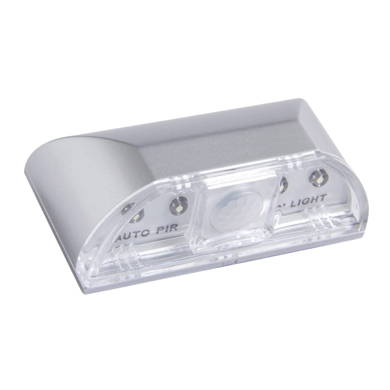 HOMSFOU 4 Pz Piccola Lampada Da Parete Piccola Luce Notturna Sensore Di Luce a Infrarossi Lampada Sensore a Infrarossi Da Notte Silver