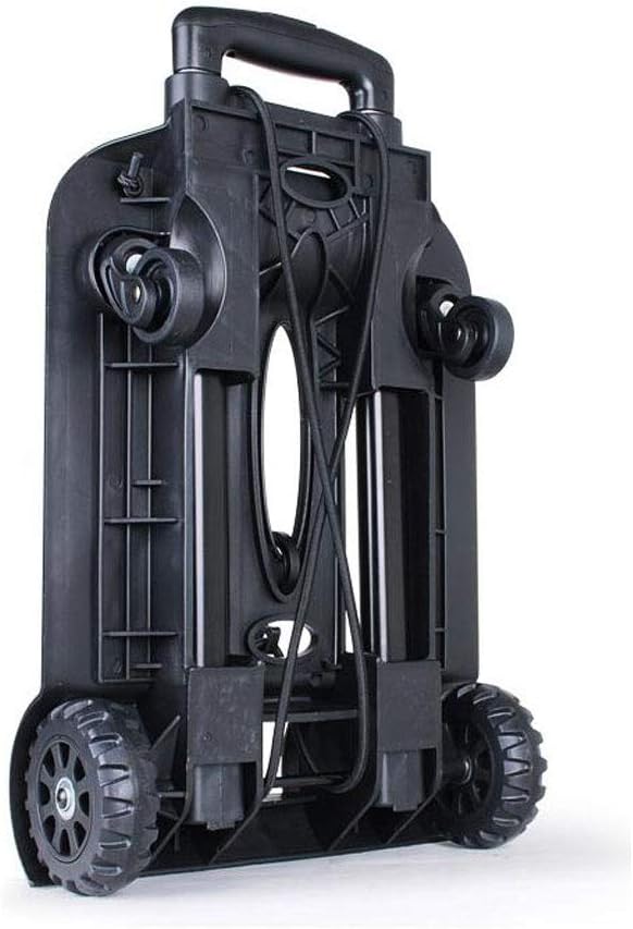 Trolley Luggage Cart,Small Cart Fold Portable Household Shopping Pull Trailer Luggage Trolley (Color : A)