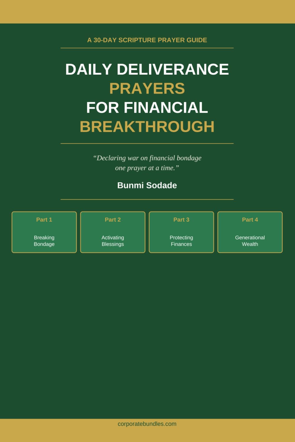 Daily Deliverance Prayers for Financial Breakthrough: A 30-Day Scripture Prayer Guide