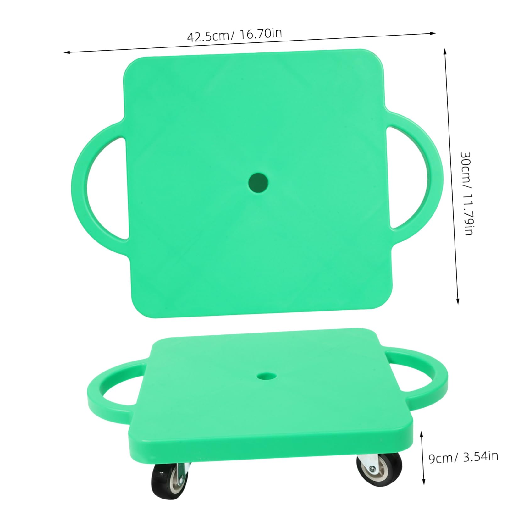 HANABASS Boys and Girls Sensory Development Toy Plastic Square Scooter Board Early Education Scooter Balance Training for Children