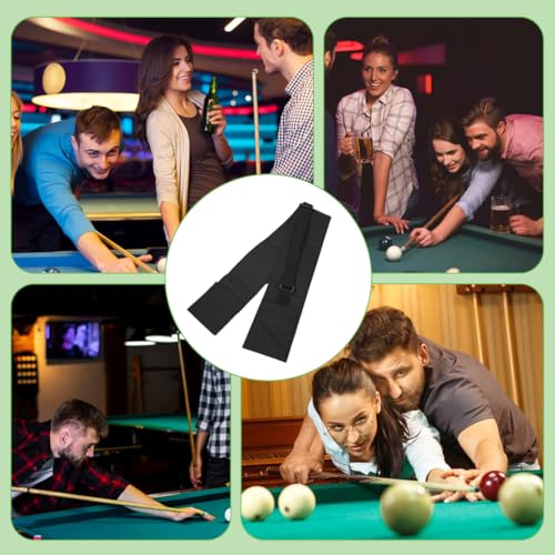 XUKZIMA 1 Pcs Billard Queue Tasche Pool Cue Bag Pool Queue Tasche Tragbare Pool Queue Tasche Tragetasche Snooker Sticks Billard Tasche für Snooker Billard Stick Rod Storage