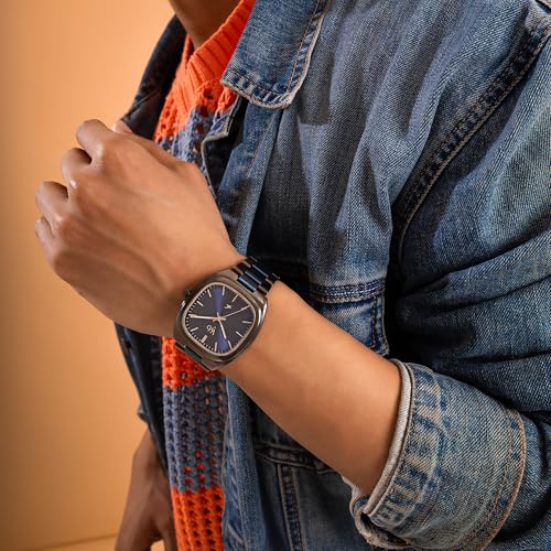 Fastrack Vyb Aviator Blue Dial Metal Strap Watch - Image 7