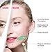 Jade roller,Rodillo Facial de Jade,Facial Masaje Piedra Gua Sha Jade,Antienvejecimiento natural,Para Cuello...