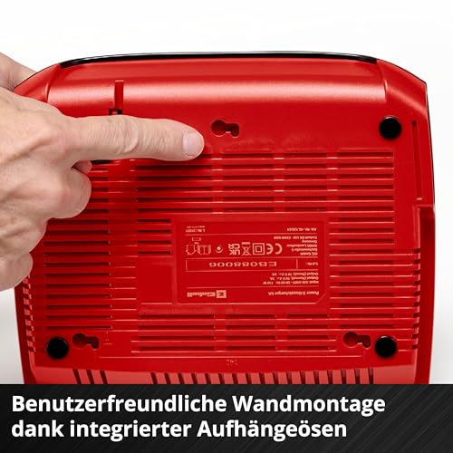 Einhell PXC Ladegerät Power-X-Boostcharger 6 A Power X-Change (Lithium-Ionen, für alle PXC-Akkus verwendbar, Boostmode zum schnellen Laden, situativ angepasste Ladezyklen, 6-Stufen-Ladesystem)
