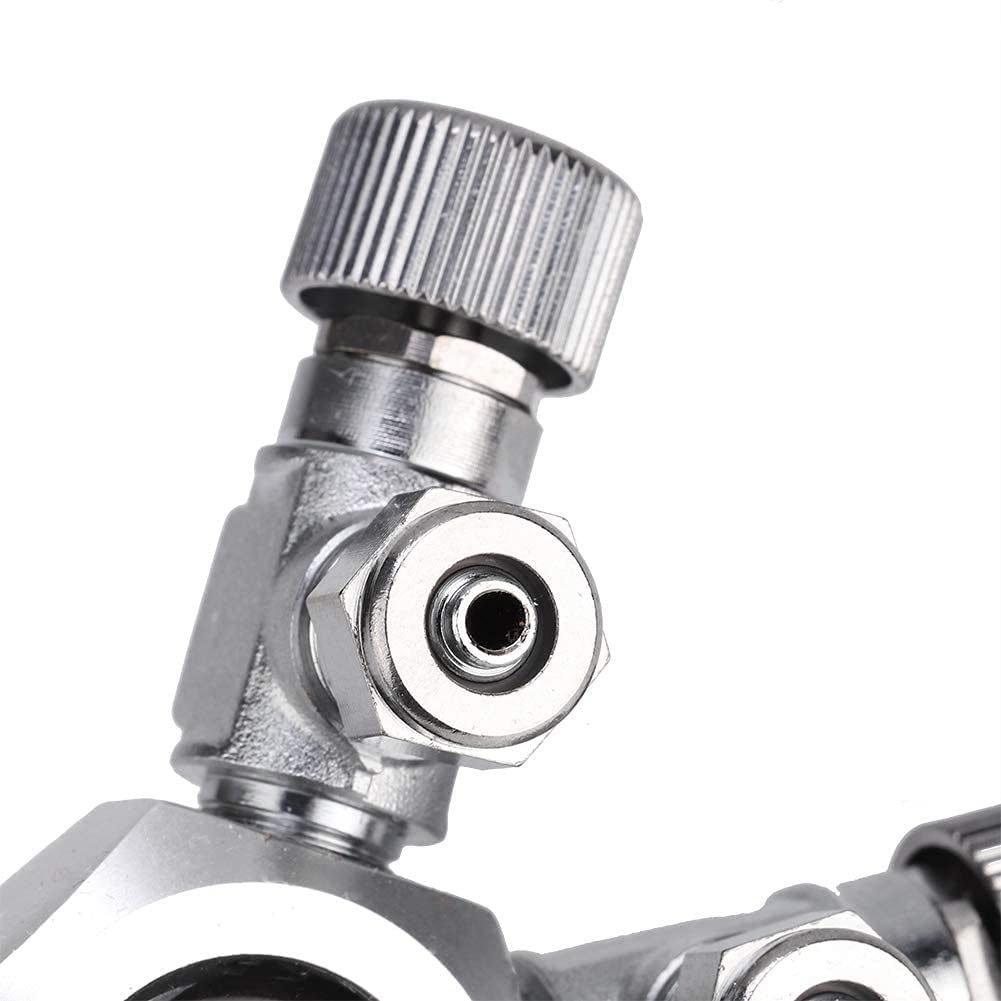 Aquarium CO2 Splitter Regler Ventil für Pflanzenaquarium - Mehrweg CO2 Verteiler mit 4 Wege Zubehör für Luftpumpen