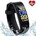 Price comparison product image Fitness Tracker Waterproof, Activity Tracker Watch with Heart Rate Monitor, Smart Band with Blood Pressure Monitor, Calorie Counter, Sleep Monitor, Pedometer for Kids Women and Men [2019 Ver]