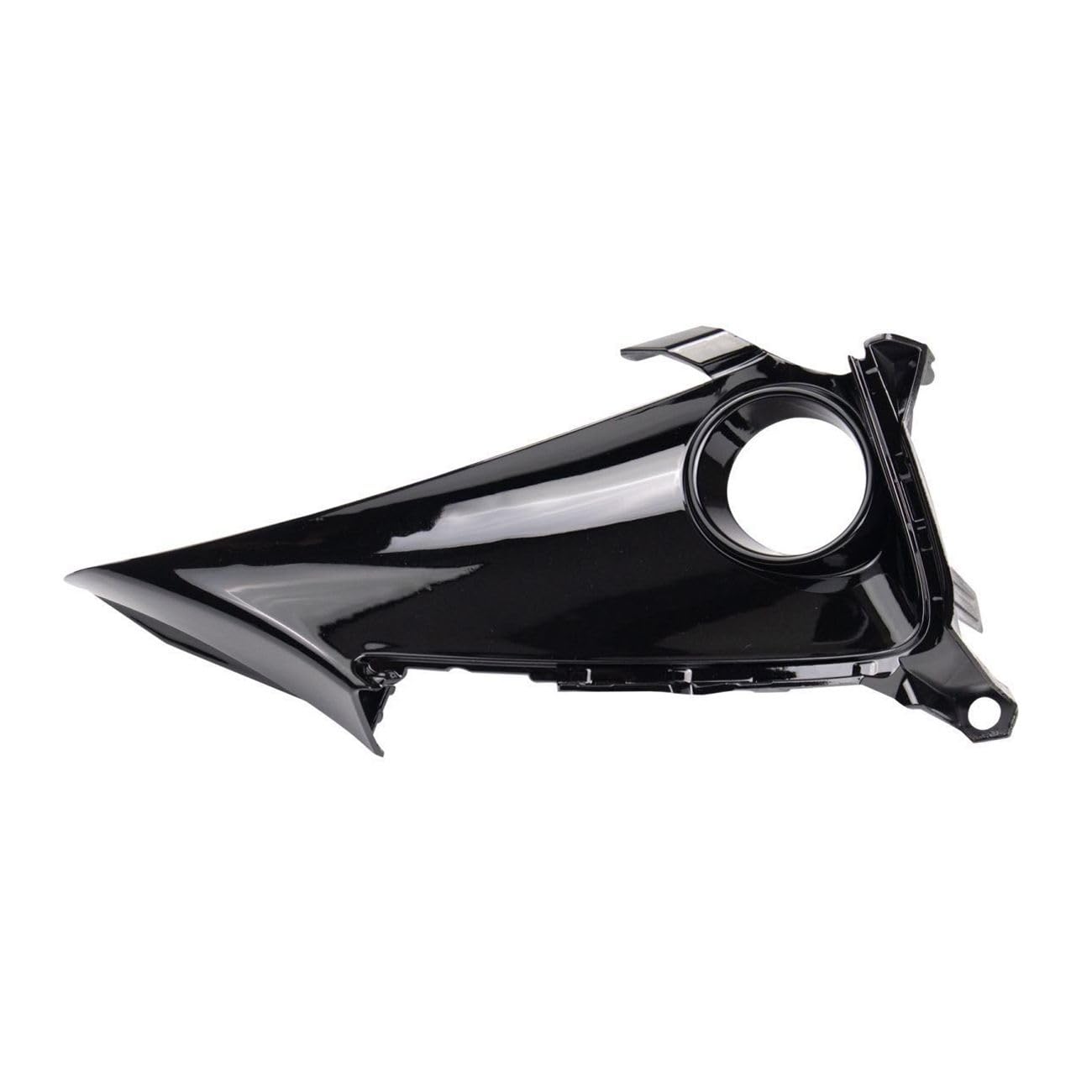 Amazon.com: Tesglow Front Left Fog Bezel Polypropylene Gloss Black  