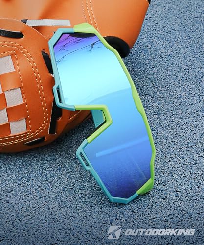 Image of Sport Polarized Sunglasses for Men and Women, Stylish and Lightweight Cycling Sunglasses with UV400 Protection