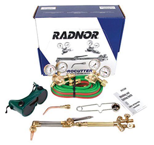 Radnor Model 150-300DLX Victor Style Radnor Light-Duty Acetylene Welding And Cutting Outfit, CGA-300