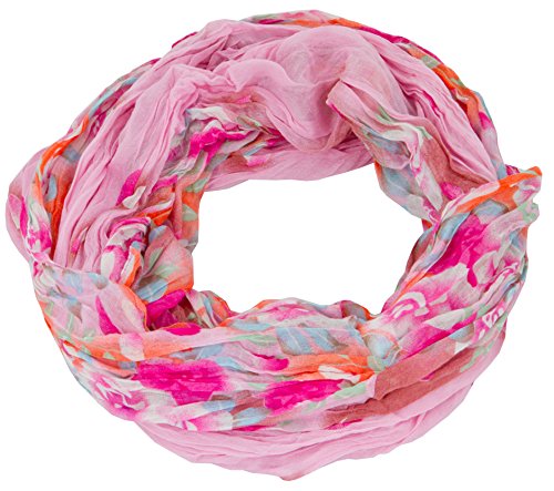 Ava Mia Loop - Bufanda con flores y lunares, 80 x 170 cm