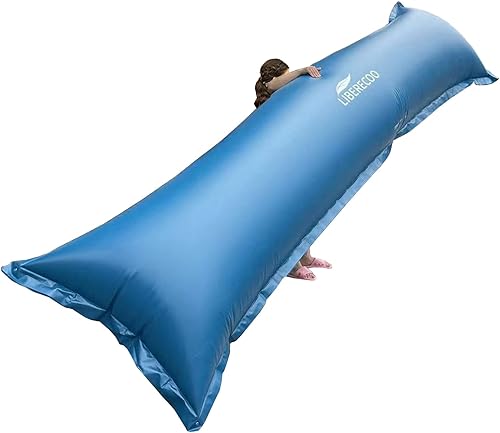 LIBERECOO Almohadas de piscina de 4 x 4 pies para piscinas sobre el suelo, kit de cierre de piscina para invierno, almohada de piscina de invierno.